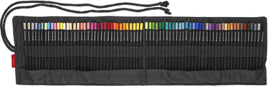 Faber-castell kleurpotlood black edition - 72 stuks in roletui - zwart - fc-116418