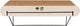 D d home navulling wandplank david l - beige