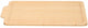 Alpina bamboe snijplank - duurzaam en vaatwasbestendig - 36 x 26 cm - ideaal voor groenten en fruit