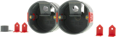 Attema inbouwdoos holle wand - uhw40 - ø5 8 - grijs - 2 stuks