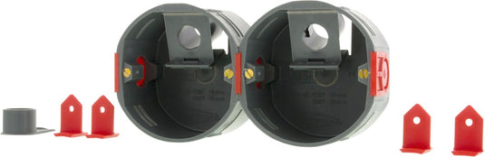 Attema inbouwdoos holle wand - uhw40 - ø5 8 - grijs - 2 stuks
