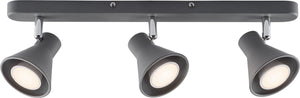 Nordlux eik-spot-3xgu10-grijs
