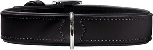 Hunter dog collar softie black (28-38 cm)
