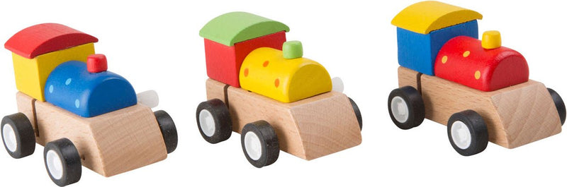 Load image into Gallery viewer, Small foot - houten trein opwindbaar, per stuk
