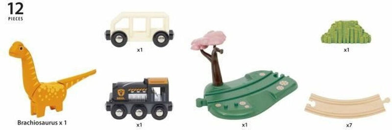 Load image into Gallery viewer, Brio treinbaan cirkel - dinosaurus - 12-delig
