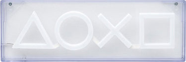 Paladone playstation icons led neon light – officieel gelicentieerd vrijstaand of aan de muur te bevestigen lichtbord – gamekameraccessoires en decoratie voor gamers –