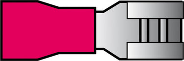 Carpoint kabelverbinders 741 rood blister 10-stuks