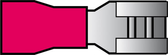 Carpoint kabelverbinders 741 rood blister 10-stuks