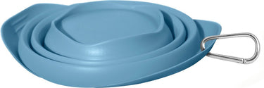 Kurgo collaps a-bowl - opvouwbare reisvoerbak - hondenvoerbak - blauw