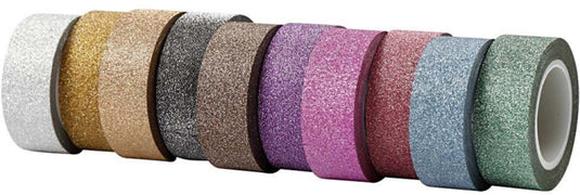 Creativ company masking tape set 10x6 m glitter