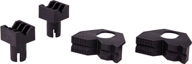 Wolfcraft - set klembekken voor vlak- en rondspannen voor werktafel - werkbladspanner - werkbank klem - 6174000