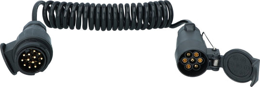 Carpoint spiraal trailer verlengkabel 13p stekker > 7p stekkerdoos