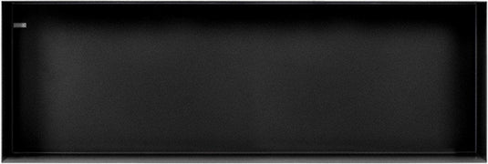 Looox colour box inbouwnis - 90x30x10cm - rvs zwart mat