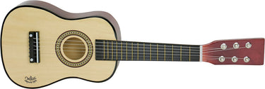 Vilac houten gitaar muziekspeelgoed natuur met reservesnaren.
