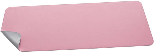Sigel bureauonderlegger - 80 x 30 cm - roze zilver - dubbelzijdig - si-sa605