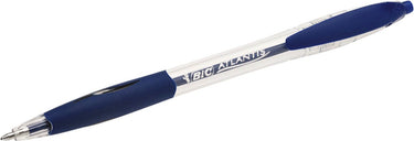 Bic atlantis balpen - intrekbaar - blauw - 12 stuks