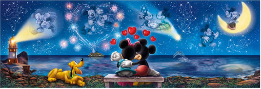 Clementoni - puzzel - 1000 stukjes - mickey minnie - puzzel voor volwassenen - special series license