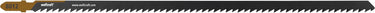 Wolfcraft - decoupeerzaagblad extra lang - 200mm voor balken - t schacht – decoupeerzaagbladen voor houtbalken hout - 8012000