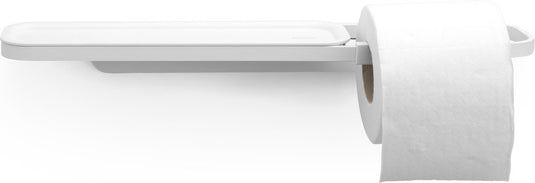 Brabantia mindset wc rolhouder - met plankje - hangend - mineral fresh white