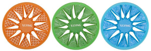Eddy toys frisbee 30 cm – werpschijf – buitenspeelgoed – kunststof frisbee voor tuin en strand - assorti