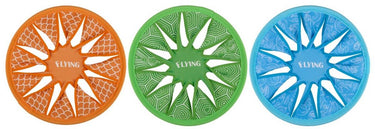 Eddy toys frisbee 30 cm – werpschijf – buitenspeelgoed – kunststof frisbee voor tuin en strand - assorti