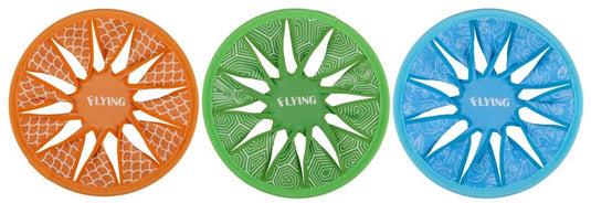 Eddy toys frisbee 30 cm – werpschijf – buitenspeelgoed – kunststof frisbee voor tuin en strand - assorti