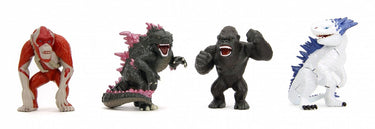 Jada toys godzilla nano metalfigs diecast mini figuur 4-pack wave 1 4 cm mini-figuur