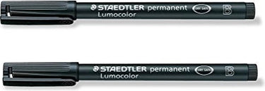 Staedtler speelgoed | creatief artwork diy - lumocolor b permanent zwart