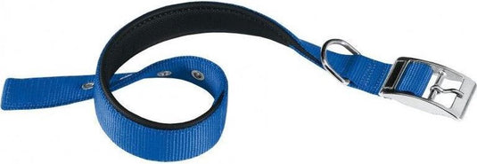 Ferplast halsband honden daytona 63 cm nylon blauw