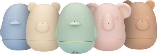 Alecto bt5 badthermometer - set van vijf kleurrijke badspeeltjes met thermometer - badspeelgoed voor baby's en kinderen