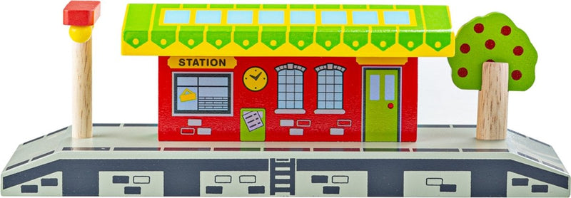 Load image into Gallery viewer, Bigjigs houten rails - dorpsstation
