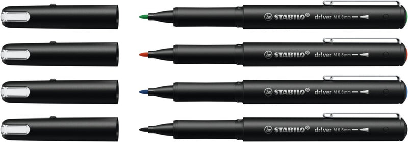 Load image into Gallery viewer, Stabilo dr!ver medium fineliners - 4dlg.

