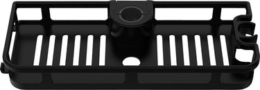 Wenko douchecaddy libertà zwart 28x12cm - doucherek zonder boren - douchemand