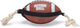 Beeztees action rugbybal met touw - hondenspeelgoed - rubber - bruin - 21,5x21,5x15cm