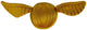 The noble collection noble collection harry potter knuffel figure golden snitch goude snaai 10 cm knuffeles