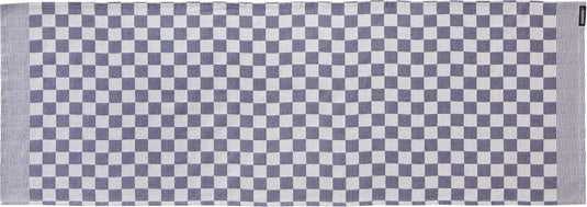 Ddddd - 2x tafelloper - barbeque - 50 x 140 cm - blauw - set van 2 stuks