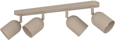 Eglo tilston spot - e14 - 58 cm - zandkleur beige crème - kantelbaar