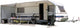 Eurotrail schuifluifel caravan 780 x 240 cm polyester grijs