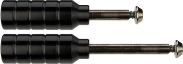 Black dragon - stuntstep peg set - zwart zilver - aluminium staal