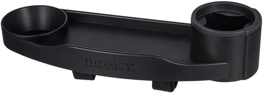 Dooky stroller snack activity tray - eet en speel tray voor de kinderwagen en buggy - zwart