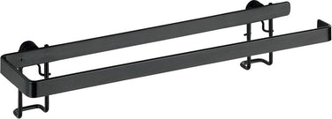 Wenko gala keukenrolhouder wand zwart staal 31cm - keukenpapierhouder wand
