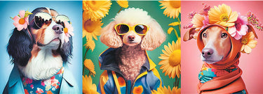 Trefl puzzel - 500 stukjes panorama doggie fashion week dieren.