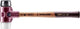 Halder simplex soft face hamer met gietstalen behuizing en houten...
