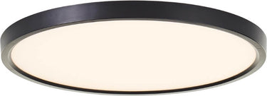 Brilliant galo - plafondlamp - led 26w 3000lm - 3000k - 40cm - zwart