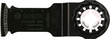 Bosch accessoires 2609256945 | aiz 32 apb bim invalzaagblad | 50 x 32 mm | hout en metaal - 2609256945