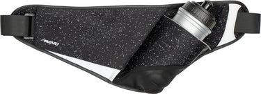 Avento heuptas met drinkfles - alex - zwart zilver