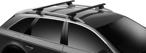 Thule wingbar evo 118 load bars, zwart