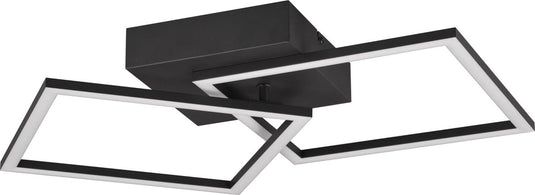 Rl live your light reality trail plafonniere - zwart mat