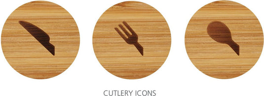 Joseph joseph bestekbak bamboe small - drawerstore - bruin - sorteervakken | duurzaam | anti-slip