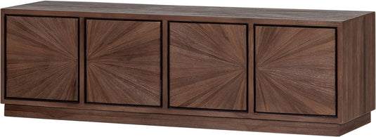 Woood sun tv-meubel - recycled teak - bruin - 45x150x44